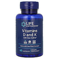Vitamins D and K with Sea-Iodine, 60 capsules