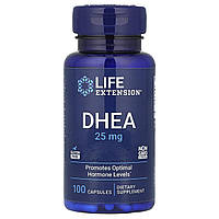 DHEA, 25 mg, 100 capsules