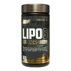 LIPO-6 Black Hers Nutrex Research – Ультраконцентрат для активного способу життя, 60 чорних