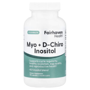 Myo + D-Chiro Inositol, 120 Capsules