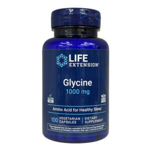 Life Extension, гліцин, 1000 мг, 100 вегетаріанських капсул