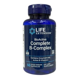 Life Extension, повний комплекс біоактивних вітамінів групи B, 60 вегетаріанських капсул