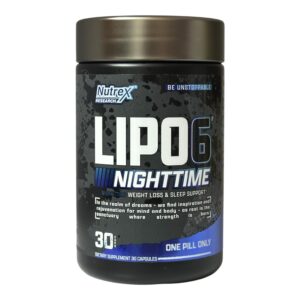 Nutrex Research, LIPO 6®, нічна добавка, 30 капсул