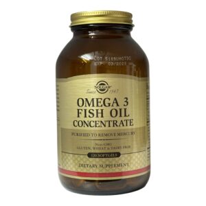 Solgar, концентрат риб’ячого жиру з омега-3, 120 капсул