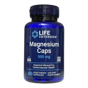 Life Extension, капсули з магнієм, 500 мг, 100 вегетаріанських капсул