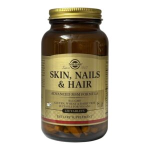 Solgar, Шкіра, Нігті та Волосся, поліпшена формула з МСМ, 120 таблеток