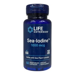 Life Extension, морський йод, 1000 мкг, 60 вегетаріанських капсул