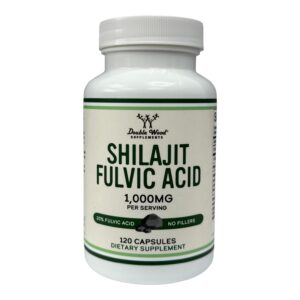 Антиоксидант, Double Wood, Shilajit Resin - 1000 mg,120 Caps