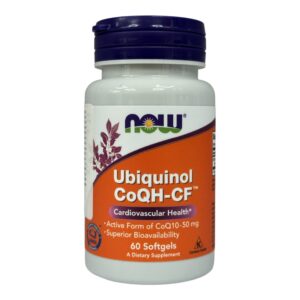 NOW Foods, убіхінол CoQH-CF™, 50 мг, 60 капсул