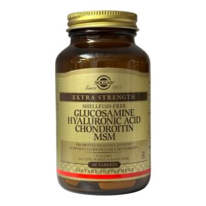 Solgar, Глюкозамін, Гіалуронова кислота, Хондроїтин і МСМ, 60 таблеток
