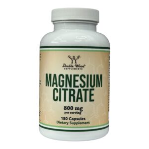 Магній цитрат, Double Wood (Magnesium Citrate) 800 мг 180 капсул
