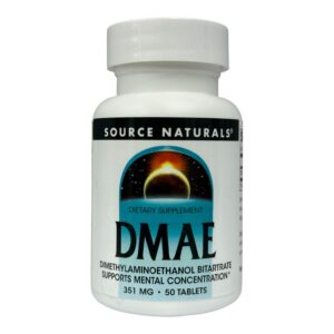 Source Naturals, ДМАЕ, 351 мг, 50 таблеток