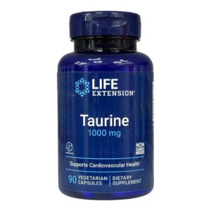 Life Extension, таурин, 1000 мг, 90 вегетаріанських капсул