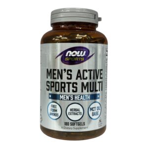 NOW Foods, комплекс мультивітамінів для активних чоловіків, 180 капсул