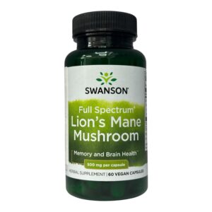 Swanson, Full Spectrum®, їжовик гребінчастий, 500 мг, 60 веганських капсул