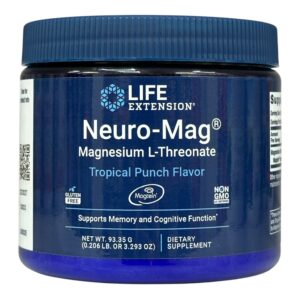 Life Extension, Neuro-Mag®, L-треонат магнію, зі смаком тропічного пуншу, 93,35 г