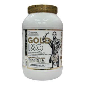 Gold ISO 908 г, Банан-персик – Ізолят протеїну 27 г білка, 0 цукру.