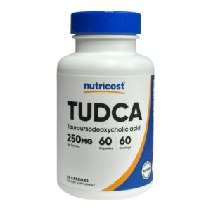 Nutricost, TUDCA, 250 мг, 60 капсул