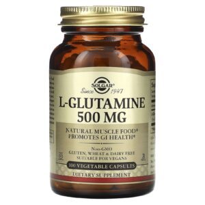 L-Glutamine 500 mg 100 Vegetable Capsules