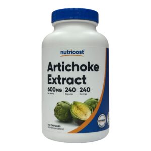 Nutricost, екстракт артишоку, 600 мг, 240 капсул