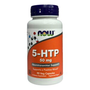 NOW Foods, 5-гідрокситриптофан, 50 мг, 90 рослинних капсул