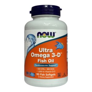 NOW Foods, Ultra Omega 3-D™, риб’ячий жир, 90 капсул із риб’ячого желатину