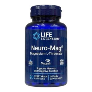 Life Extension, Neuro-Mag®, L-треонат магнію, 90 вегетаріанських капсул